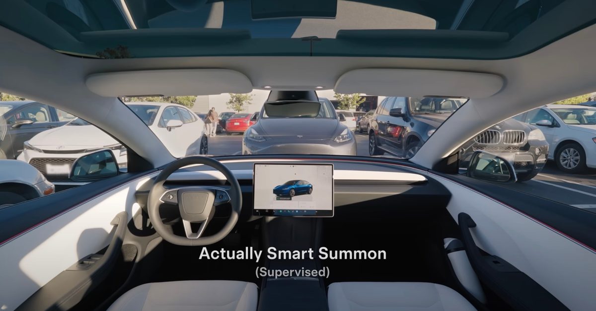 Tesla Actually Smart Summon