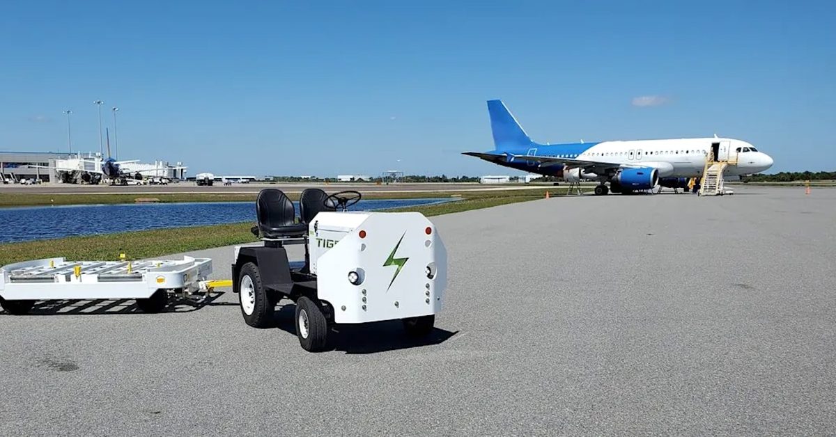 Tiger Electric Baggage Tug