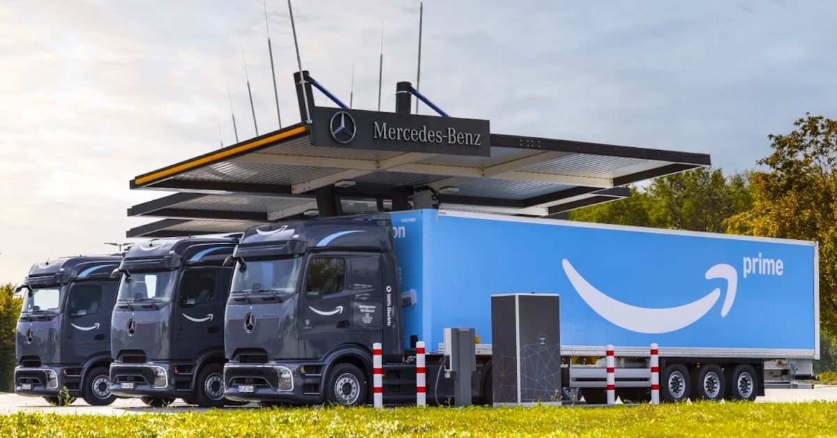 Amazon Deploys 50 Mercedes‑eActros Battery‑Electric Semis in Germany